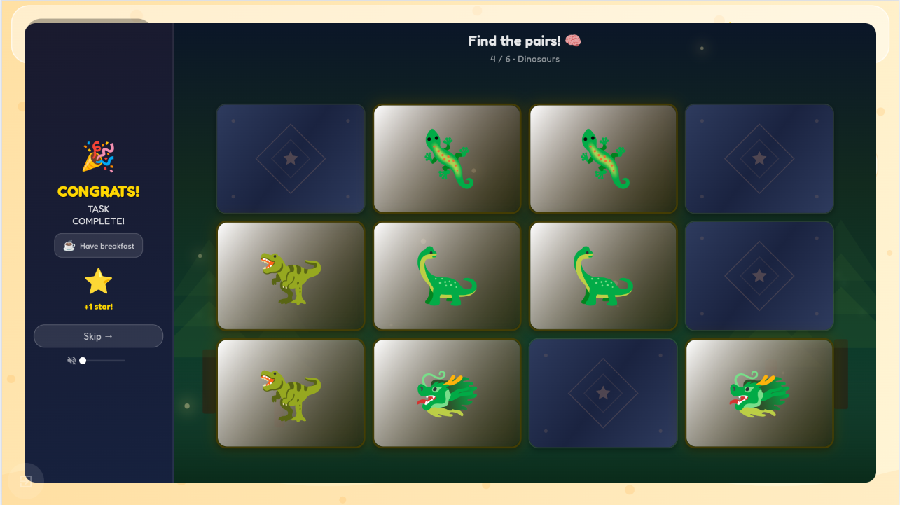 Mini-game memória